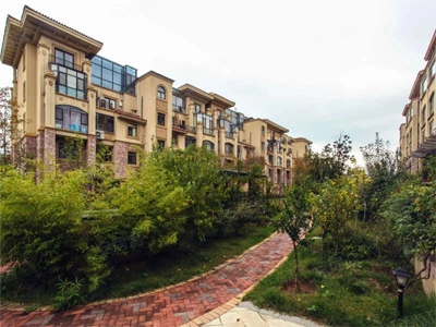 Lanjing vidro arquitetônico em Qingdao Golden Bay Villa