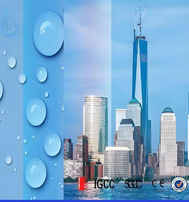 Blog de vidro de auto-limpeza e download